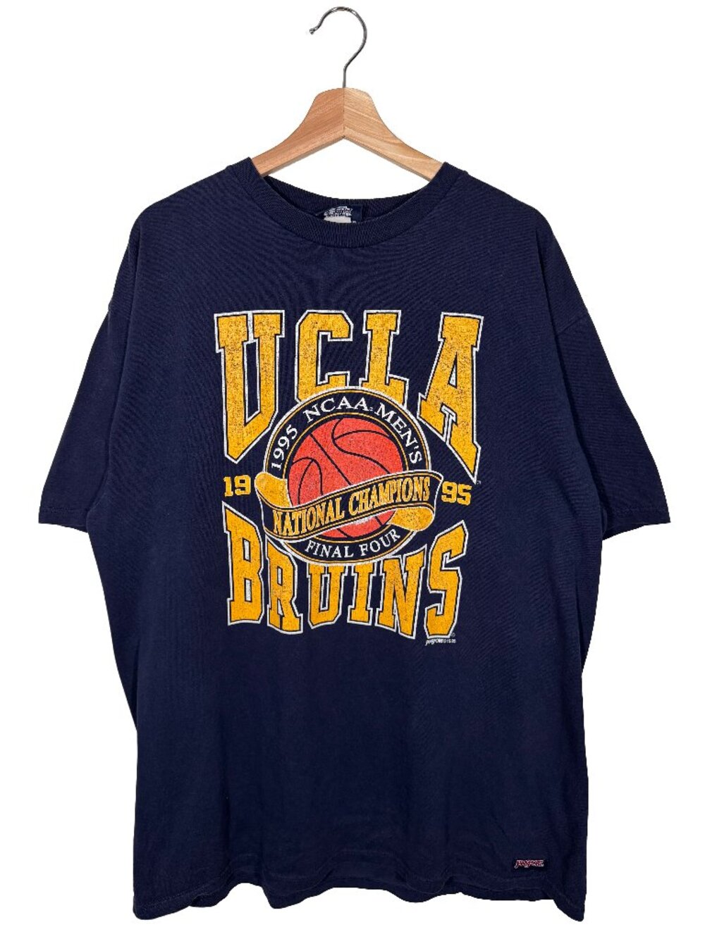Vintage 1995 UCLA Bruins Final Four Championship T-shirt Navy Men's size XL